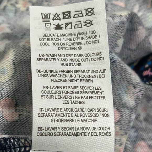 Boden floral print smocked midi dress size 16/18 - Picture 7 of 12